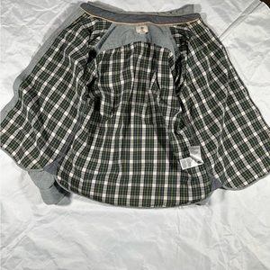 Timberland button up jacket with plaid inside